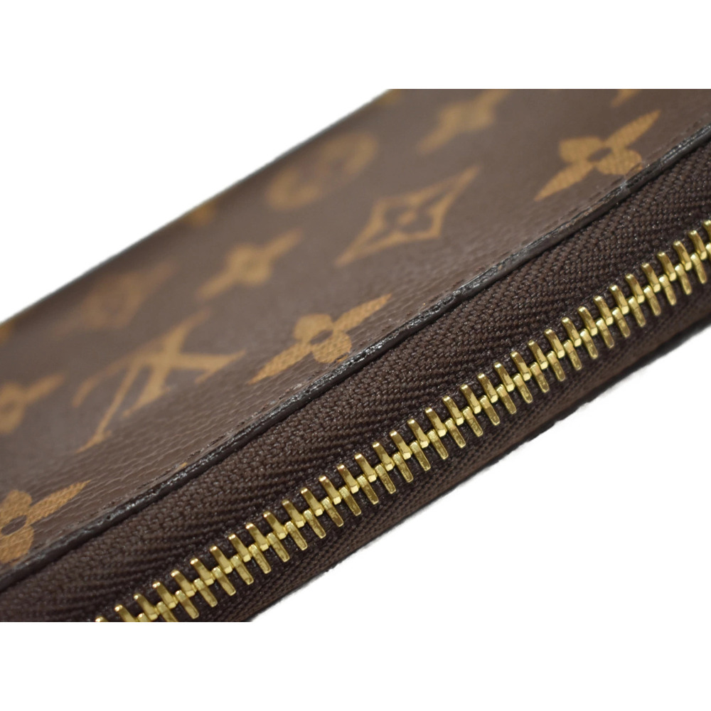LOUIS VUITTON Zippy Wallet Monogram Brown Long - Picture 7 of 10